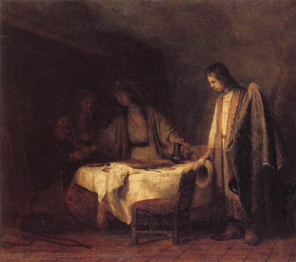 Samuel Dircksz van Hoogstraten Tobias's Farewell to His Parents France oil painting art